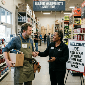 Change Ace to Lowes, Mike to Joe